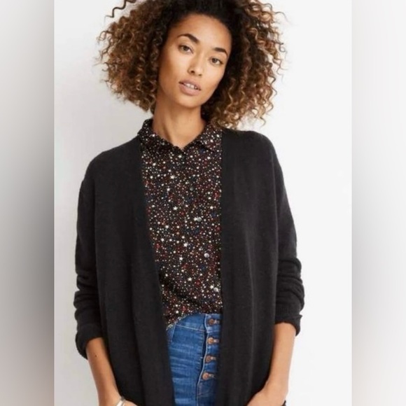 Madewell Black Cardigan Sweater - Picture 1 of 7